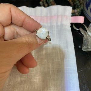 Pandora Ring - Silver and Mother of Pearl